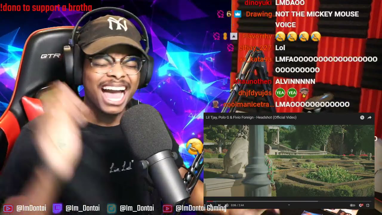 ImDontai Reacts To Lil Tjay Fivio Foreign & Polo G - Headshot