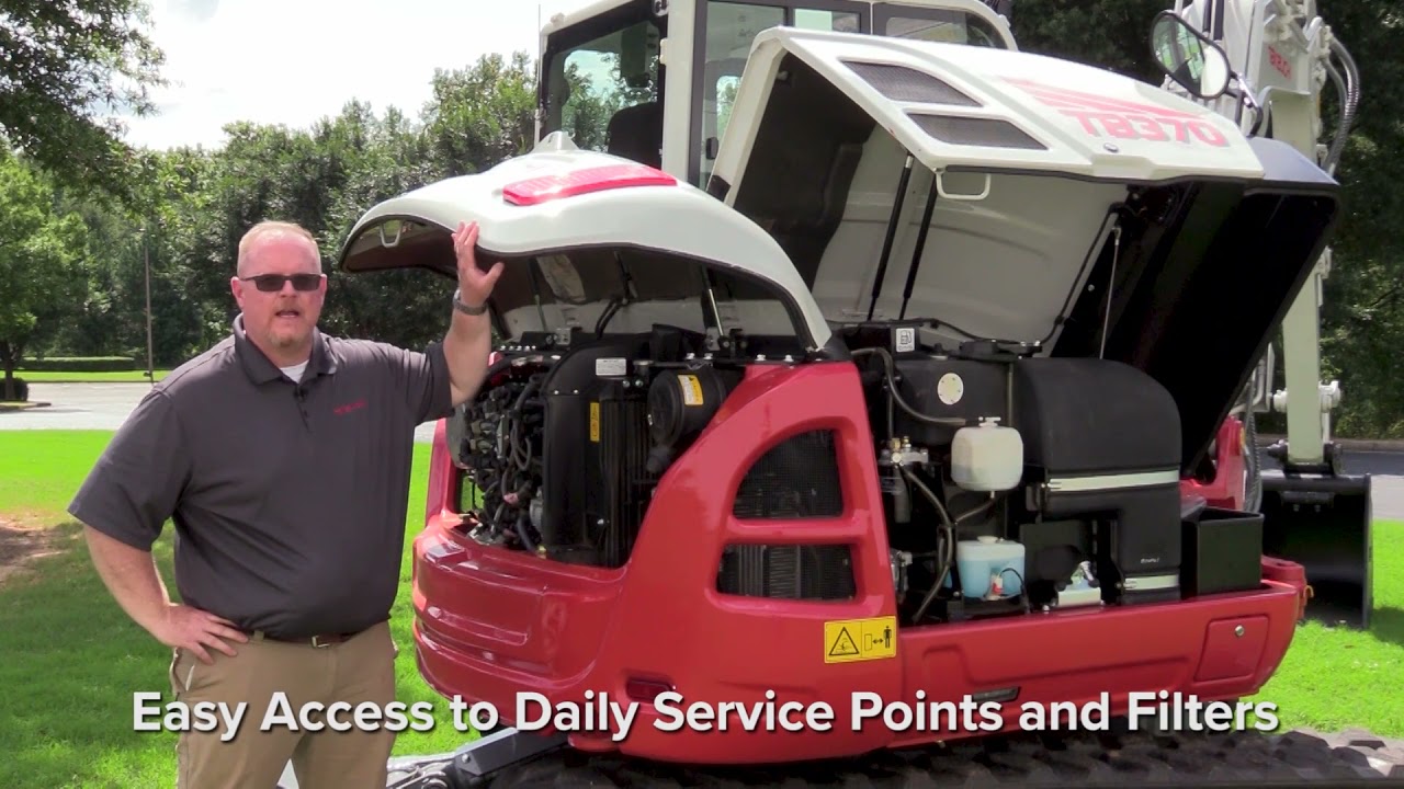 Takeuchi Australia Excavator TB370 Walkaround Video