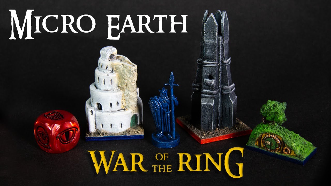 Making Tiny Middle Earth Landmarks | War of the Ring