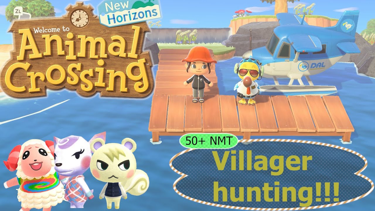 ACNH Villager Hunt! (Over 50 NMTs!!)