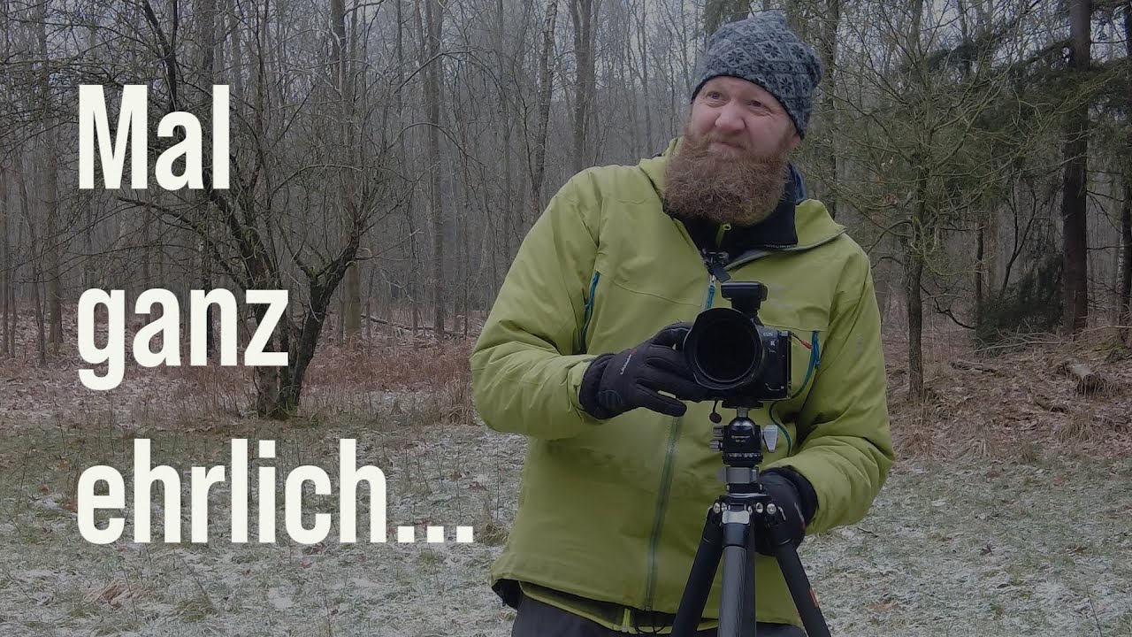Fotografieren im Winter- Wald mit neuem Stativ von K&F Concept.