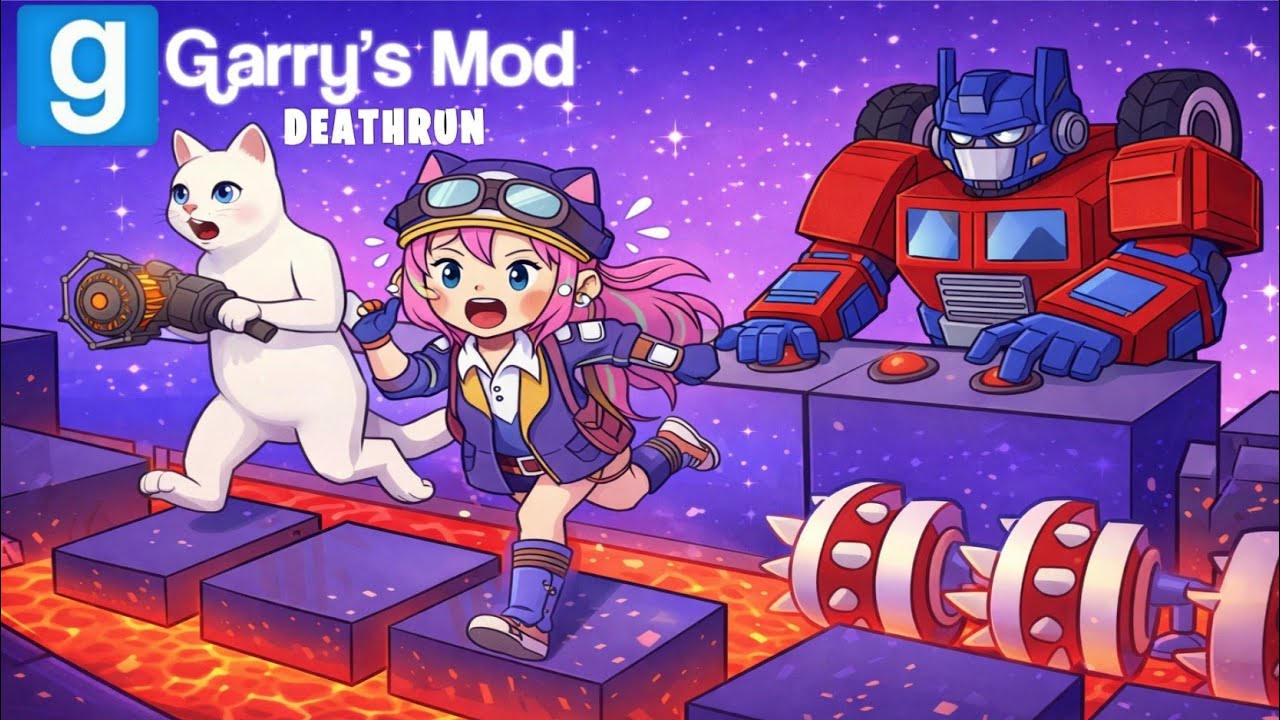 Gmod Deathrun Funny Moments - Into The Mines (Garry's Mod)