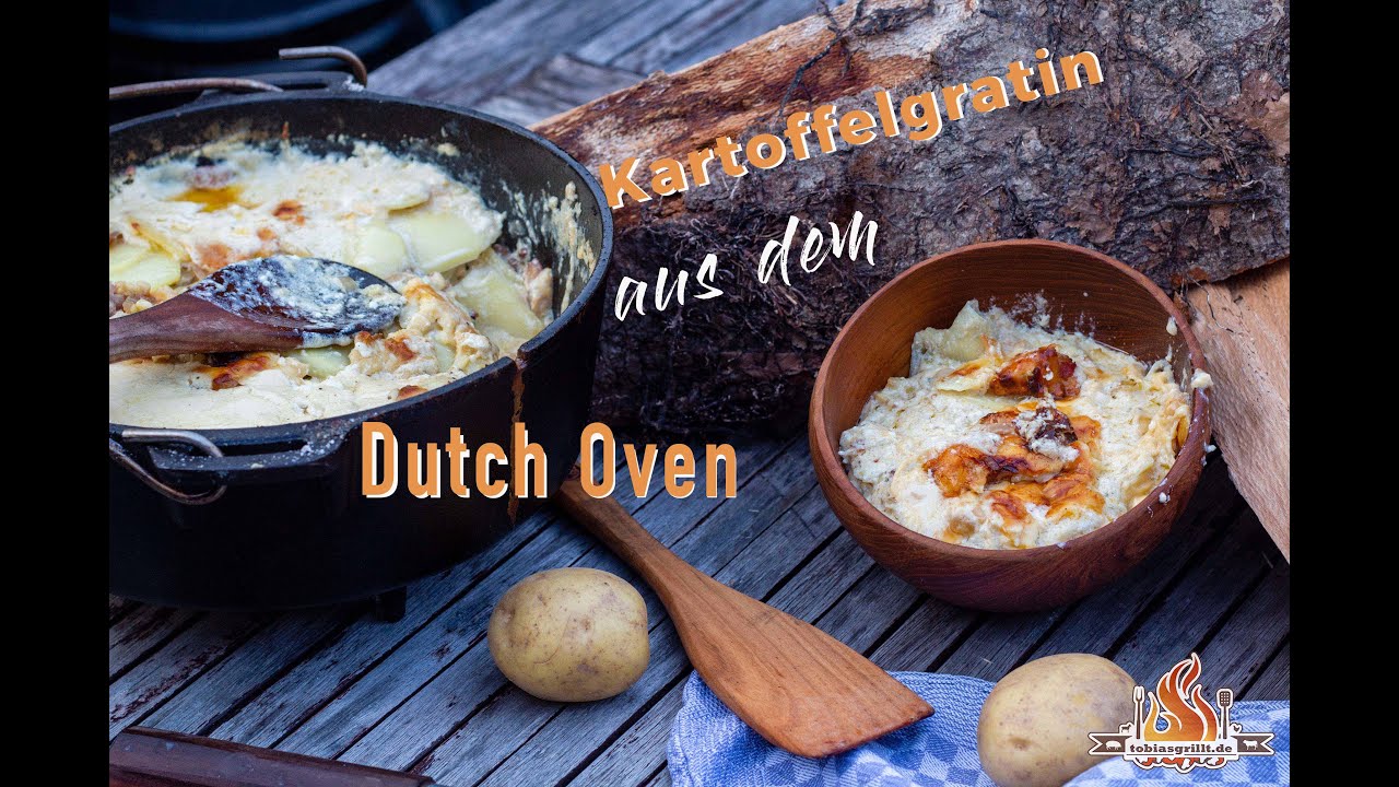 Kartoffelgratin aus dem Dutch Oven | Die Beilage oder das Hauptgericht aus dem Dutch Oven