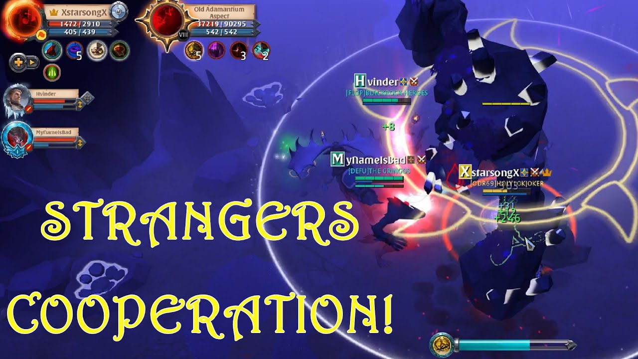【Albion Online】Strangers cooperation! Tier 8 aspect kill! That's why I love albion. #albion #阿爾比恩