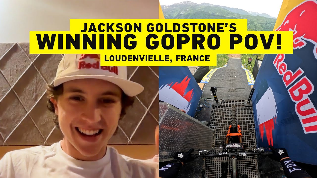 GoPro: Jackson Goldstone's Winning GoPro POV Run Walkthrough - Loudenvielle - '25 UCI DH World Cup
