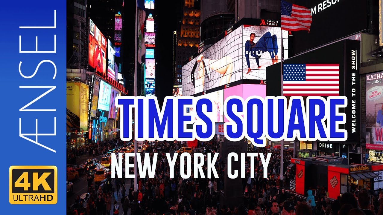 NYC Walk ⁴ᴷ : Times Square by Night New York