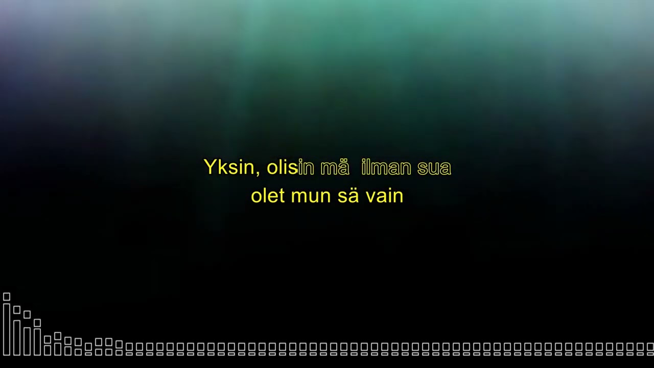 Olet mun sä vain
