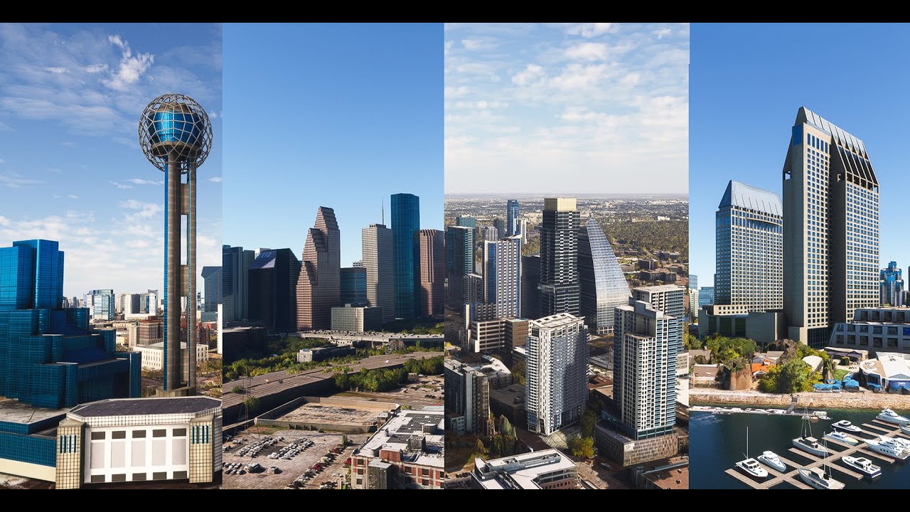 Microsoft Flight Simulator 2020 | USA Modern Cities Vol.3 | Music Video