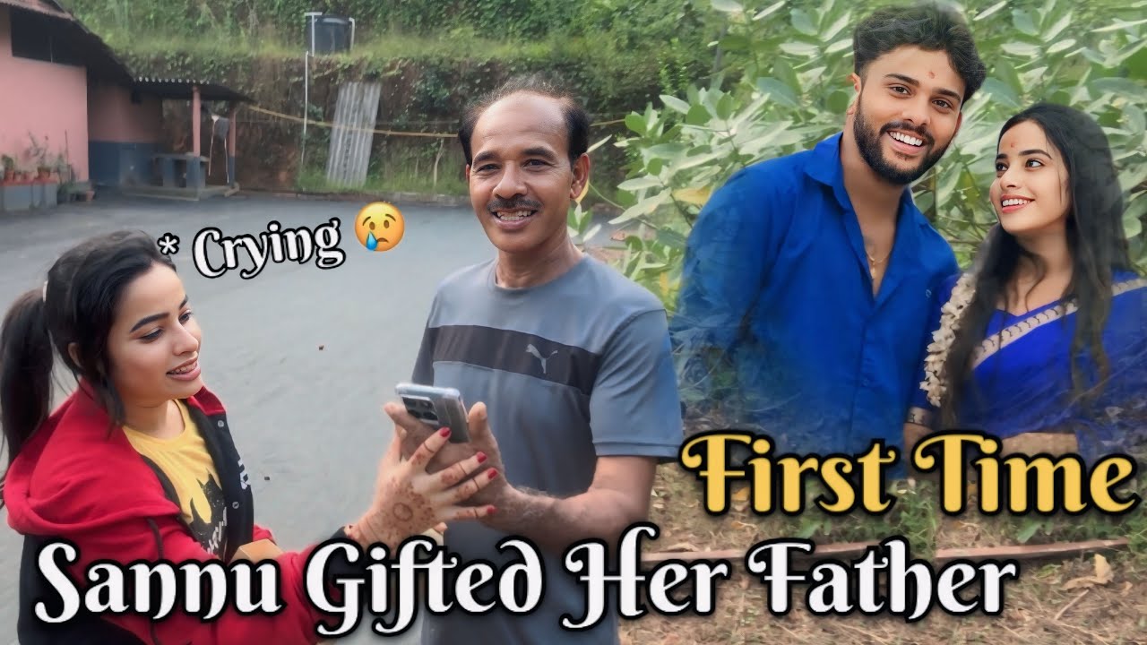 Big Gifted Her Father..🥹 @sannumunnu  #surprise #sannumunnu 