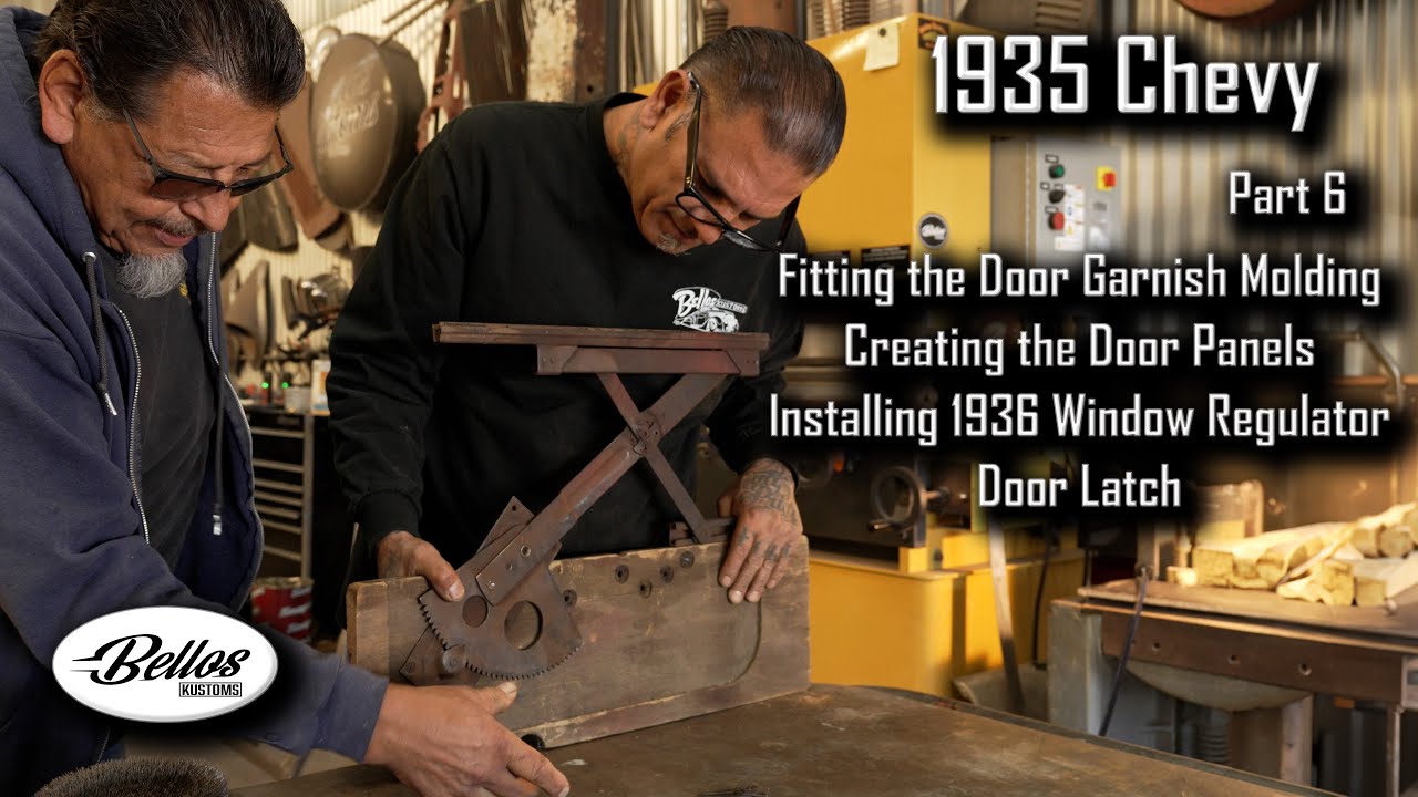 1935 Chevy - Cutting Down Garnish Trim Part 6