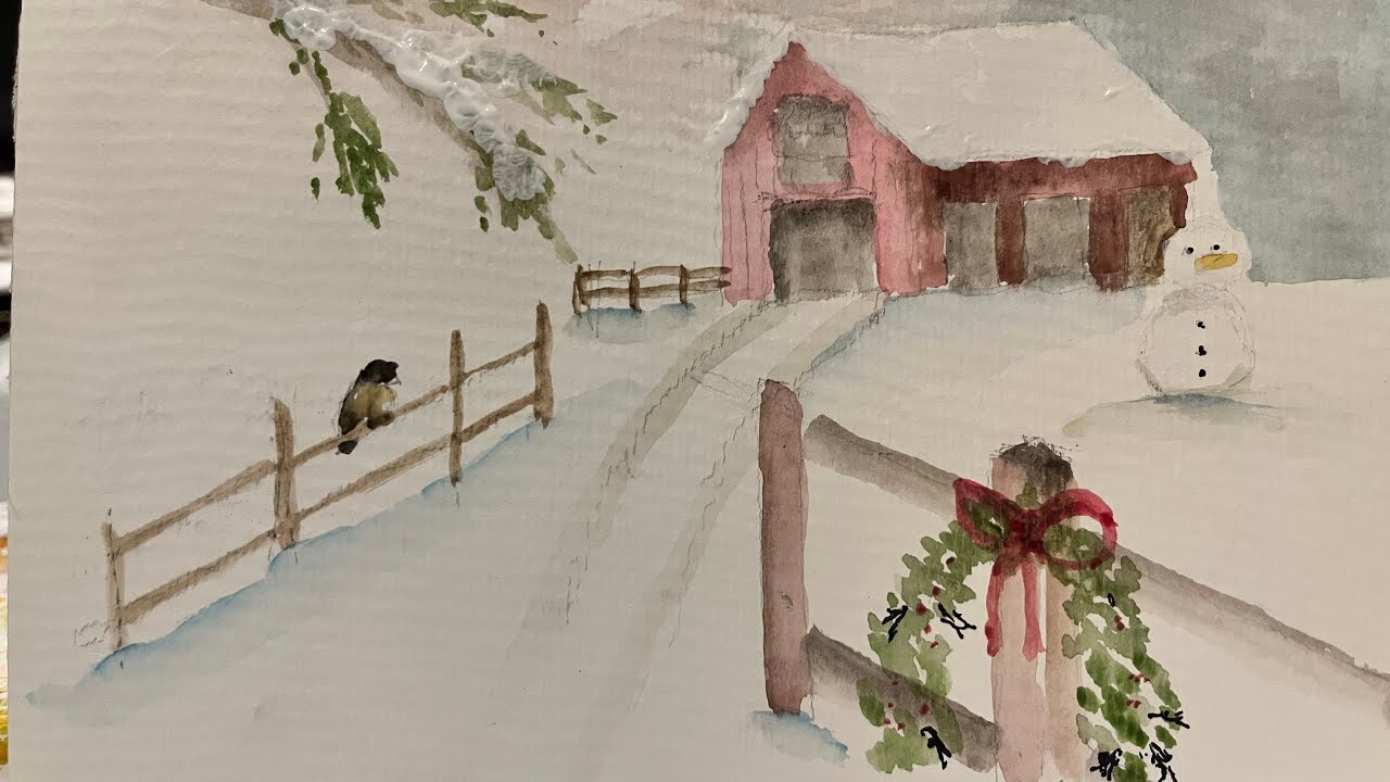 12 Days of Christmas 🎄 Painting Challenge Day 7