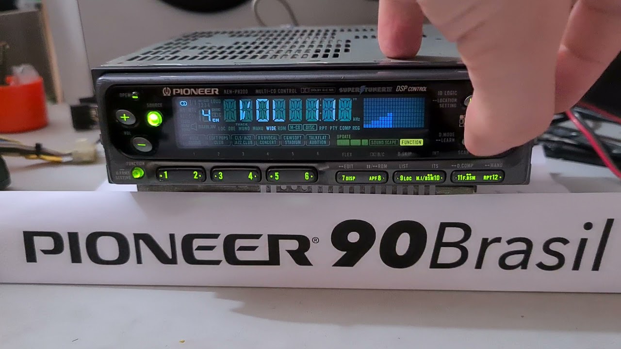 Teste funcionamento após revisão #pioneer KEH-P8200