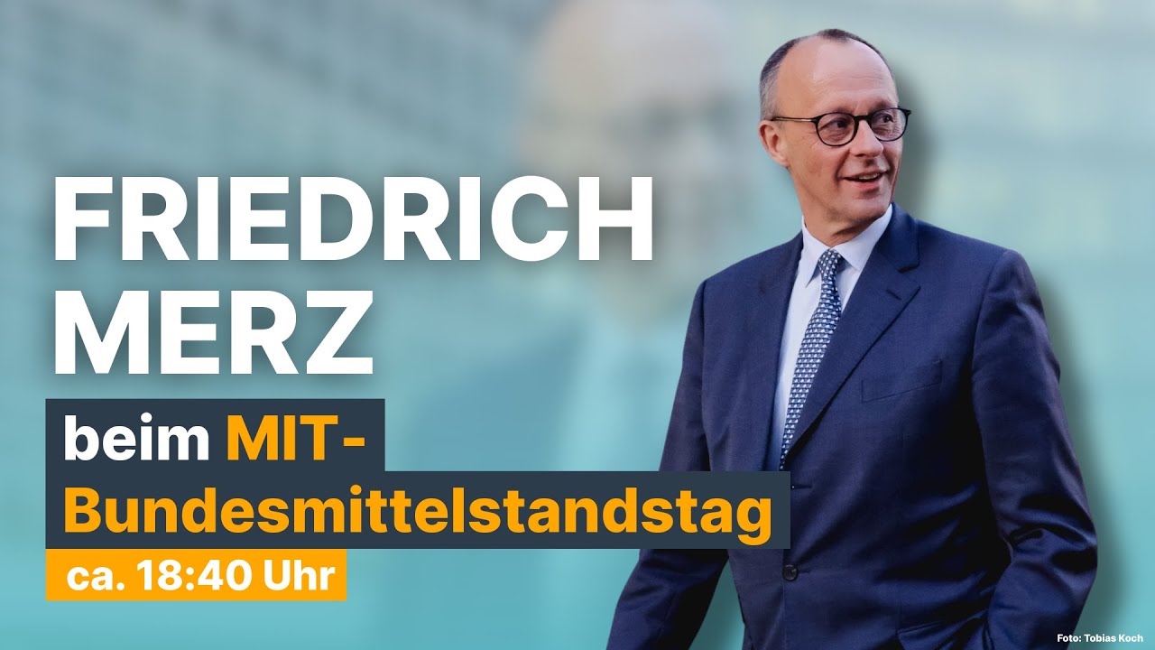 Friedrich Merz beim 17. Bundesmittelstandstag der MIT