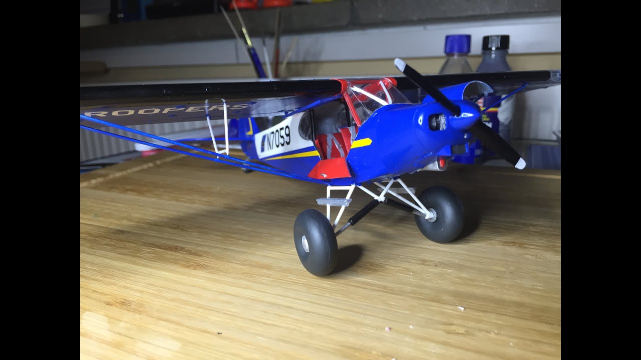 Revell - Piper PA-18 with Bushwheels - Timelaps