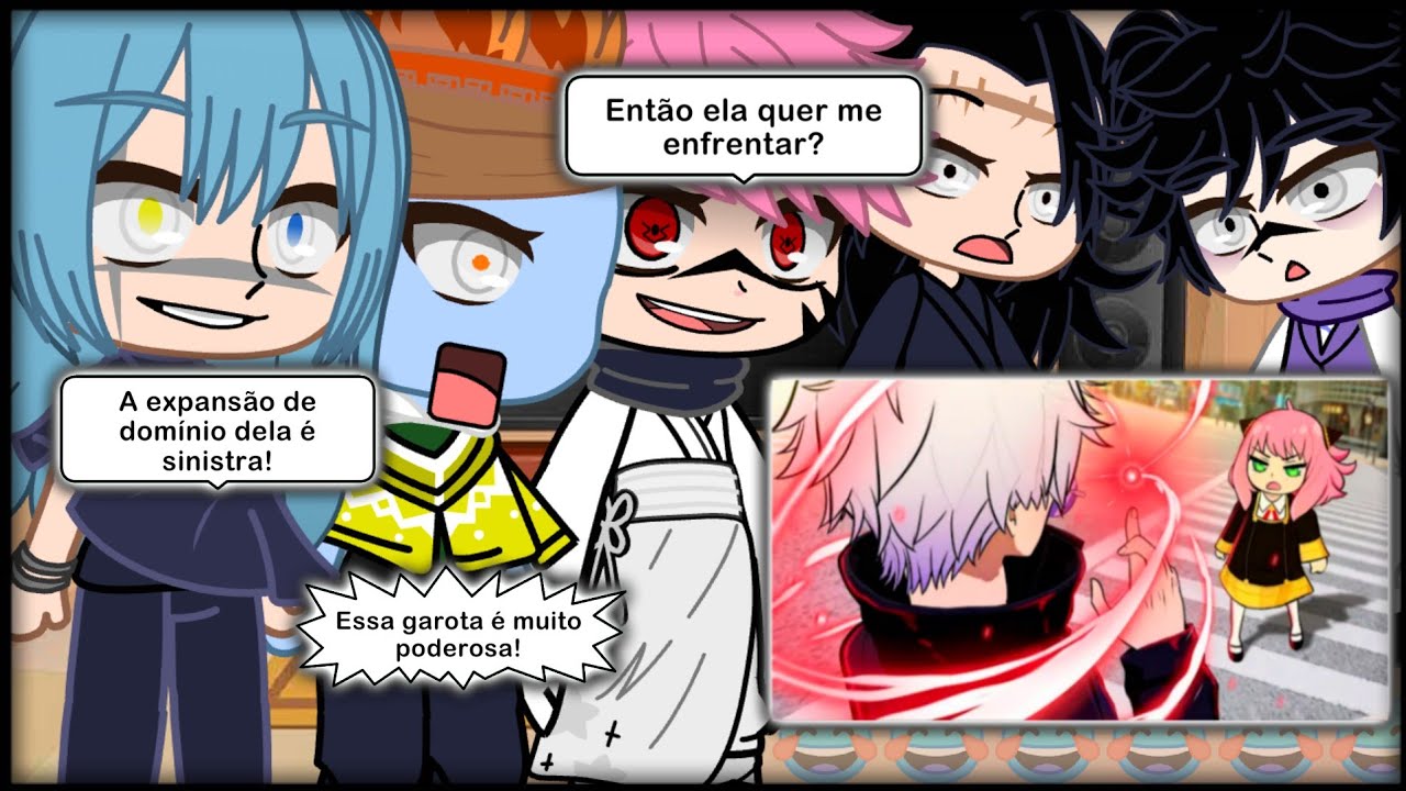 Jujutsu kaisen VILÕES React E Se a Anya LUTASSE contra o Satoru Gojo em shibuya no Spy X Family Vr