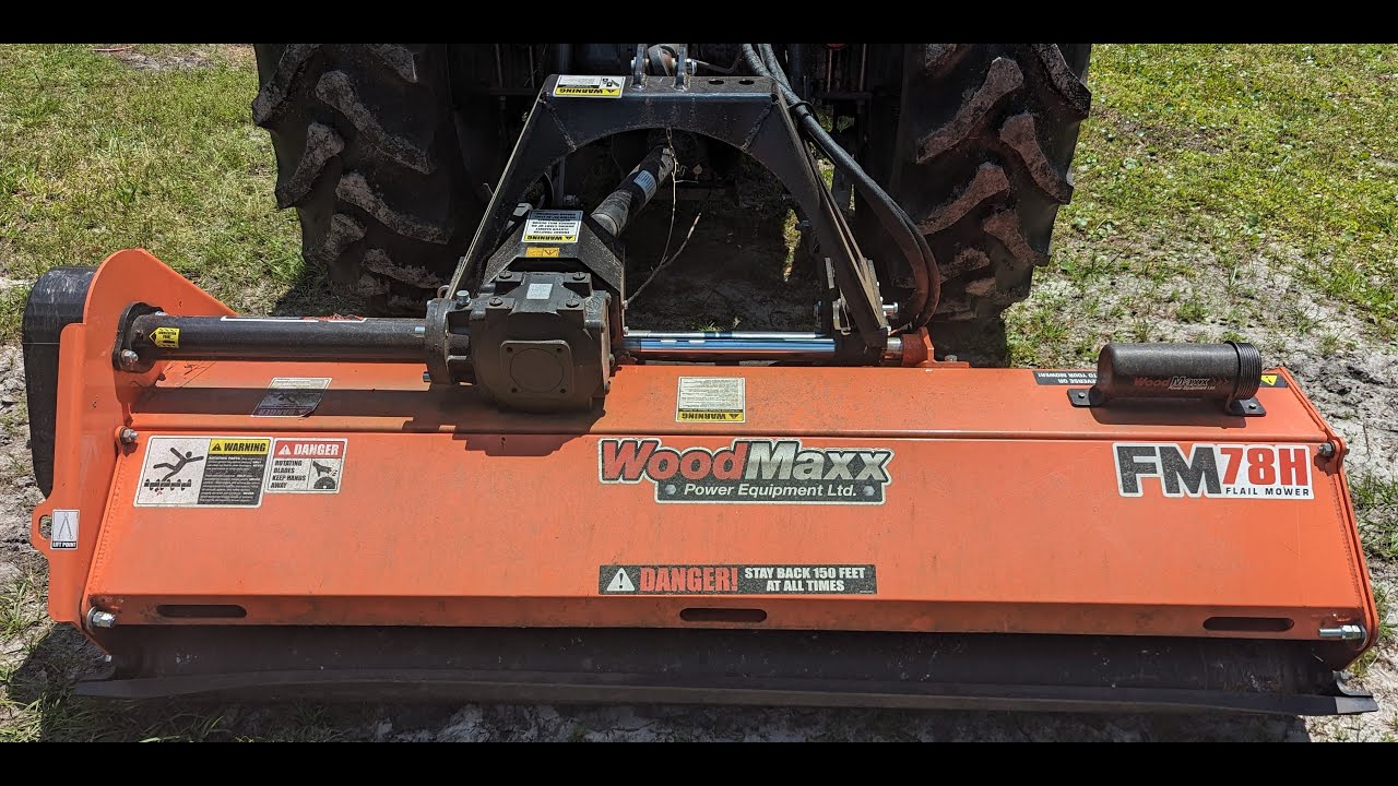 Woodmaxx Flail Mower Vs  Pine Forest, FM78H Flail Mower #woodmaxx #tractor #tractorvideo #tractors