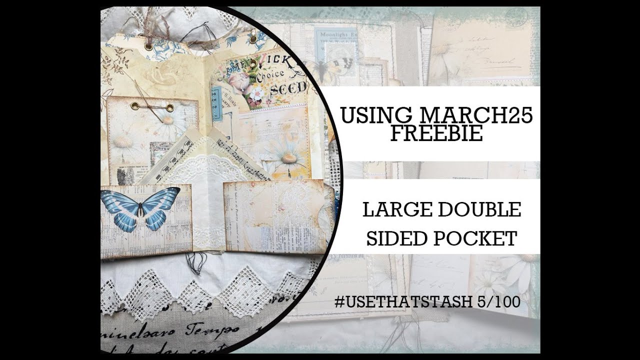 MARCH25 FREEBIE  Large Double sided pocket.   #usethatstash 5/100