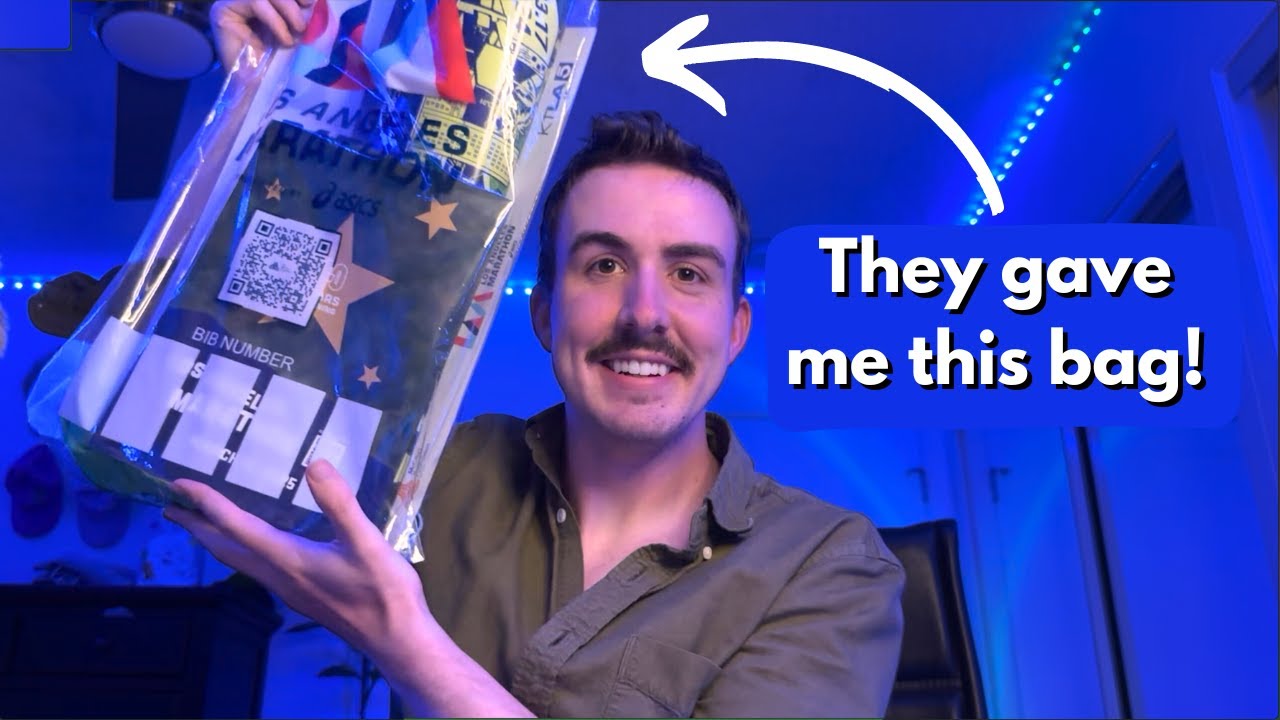 ASMR what's in my marathon bag? 👀