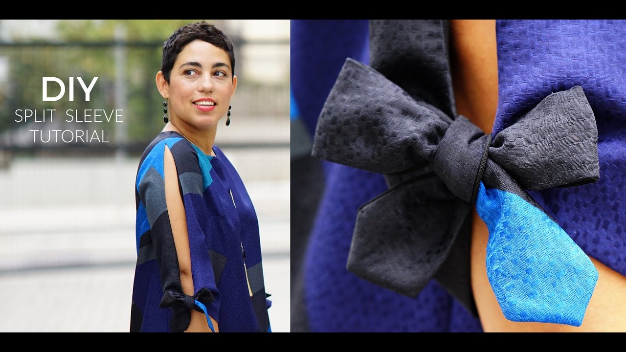 DIY SPLIT SLEEVE TUTORIAL