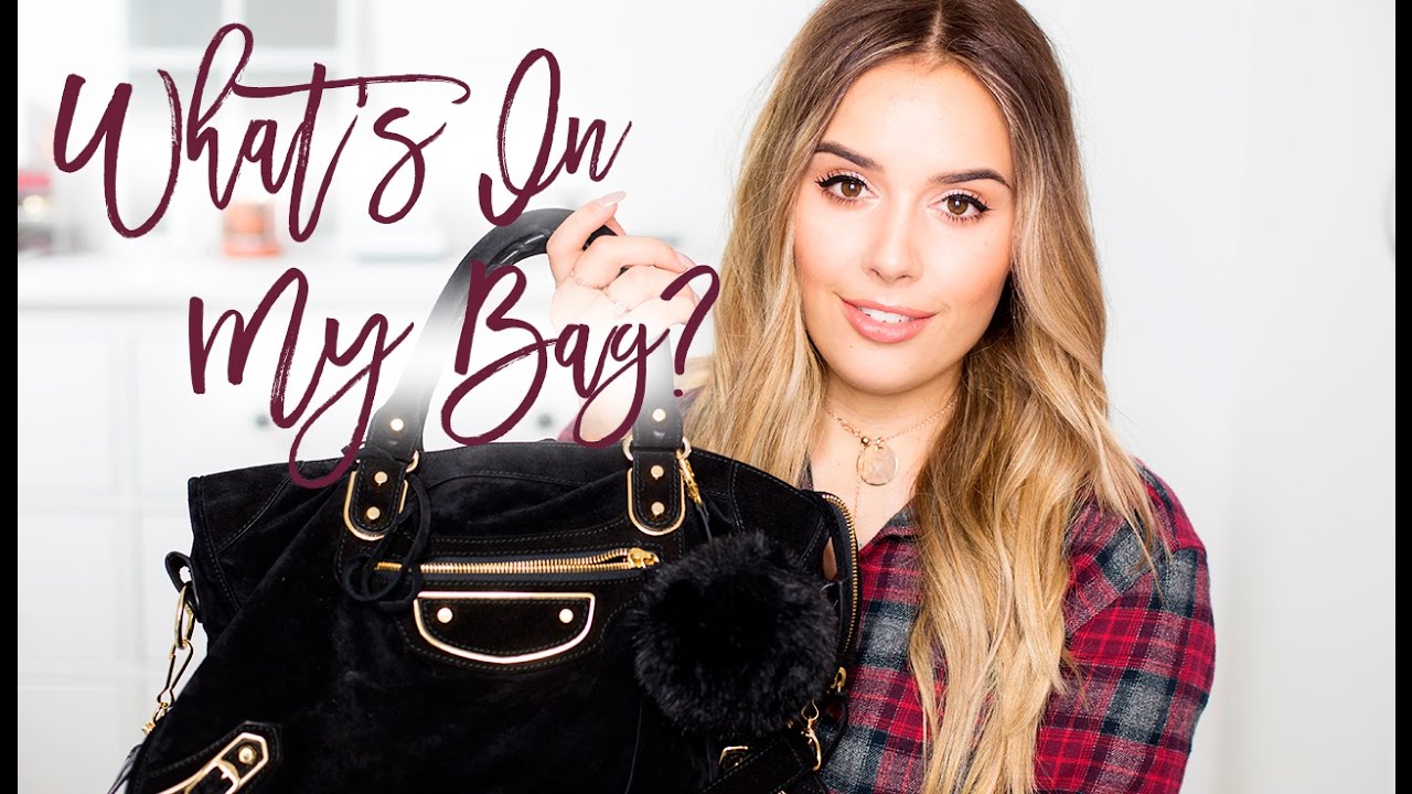 WHAT'S IN MY BAG? - BALENCIAGA CITY | Hello Vlogtober