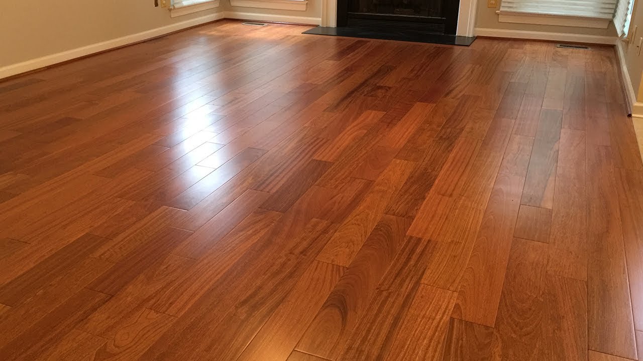 How To Install Brazilian Cherry floors DIY NC Floor Guys
