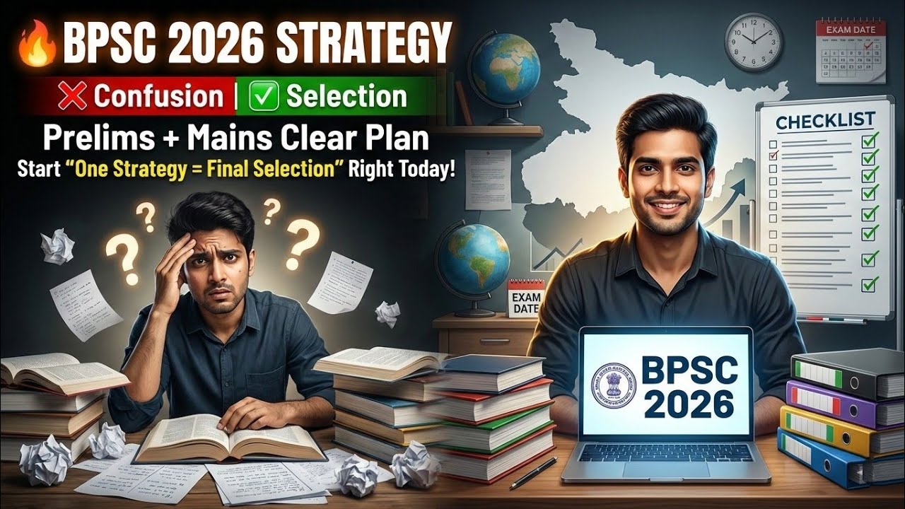 BPSC 2026 Crack Strategy 💯 | Complete Study Plan for Beginners #bpsc2026 #exampreparation 