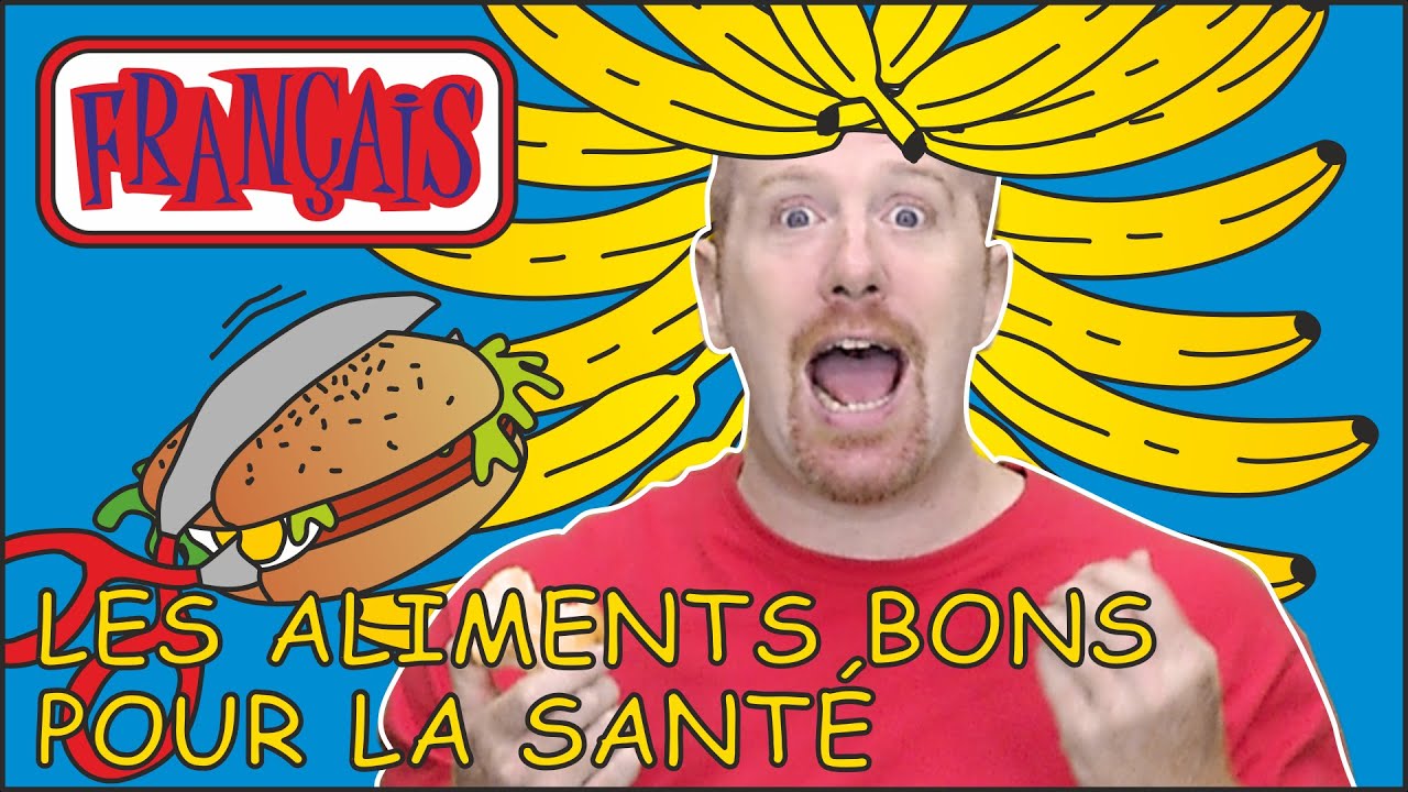 Bien Manger Avec le Français de Steve and Maggie Français | Apprendre Français pour les Tout-petits