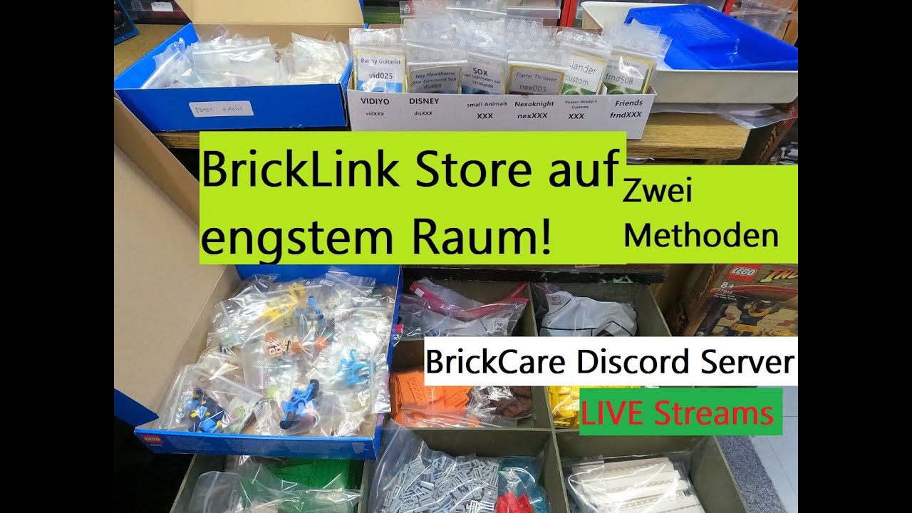 Platzsparende Methoden mit LEGO&reg; verkaufen zu starten! 👌Discord startet🥳