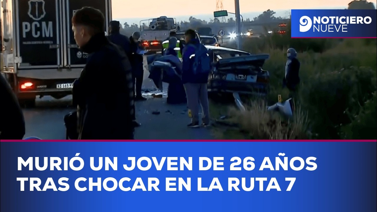 Tragedia en Mendoza: muri&oacute; un joven de 26 a&ntilde;os tras chocar contra un guardarra&iacute;l en la Ruta 7