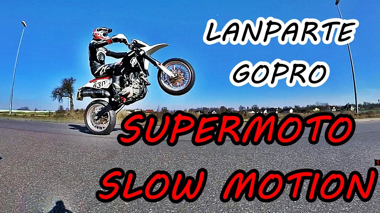 Supermoto Slow Motion! - LanParte LA3D - GoPro 4 Silver | 720p/120 FPS