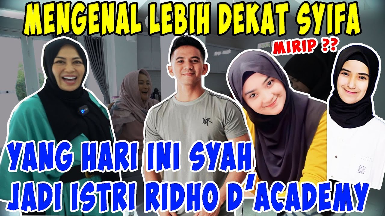 MENGENAL LEBIH DEKAT SYIFA, YANG HARI INI JADI ISTRI RIDHO D'ACADEMY