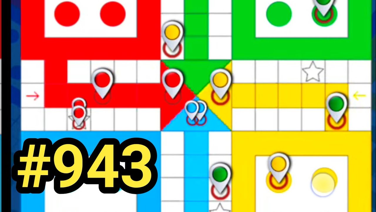 Tricks & Tips Ludo King | How to Win Ludo king 4 players gameplay|Ludo king #943 #ludoking #games 