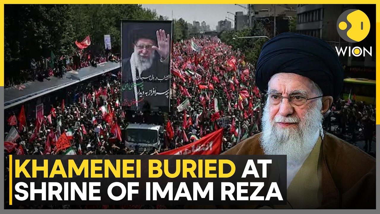 Former Iranian Supreme Leader Ali Khamenei Buried in Mashhad After Six-Day Funeral Procession