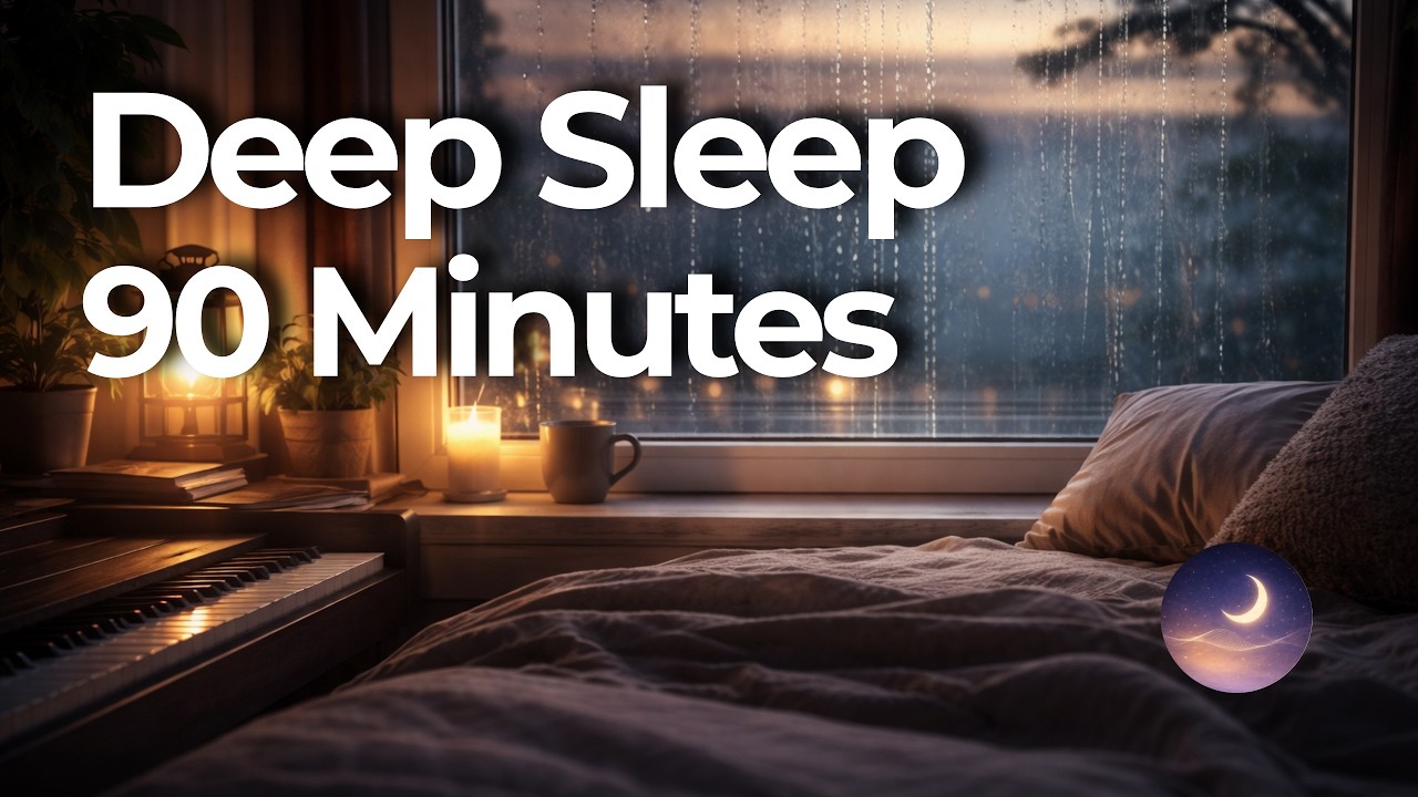 Deep Sleep Music – 90 Minute Relaxing Piano for Insomnia & Night Relaxation