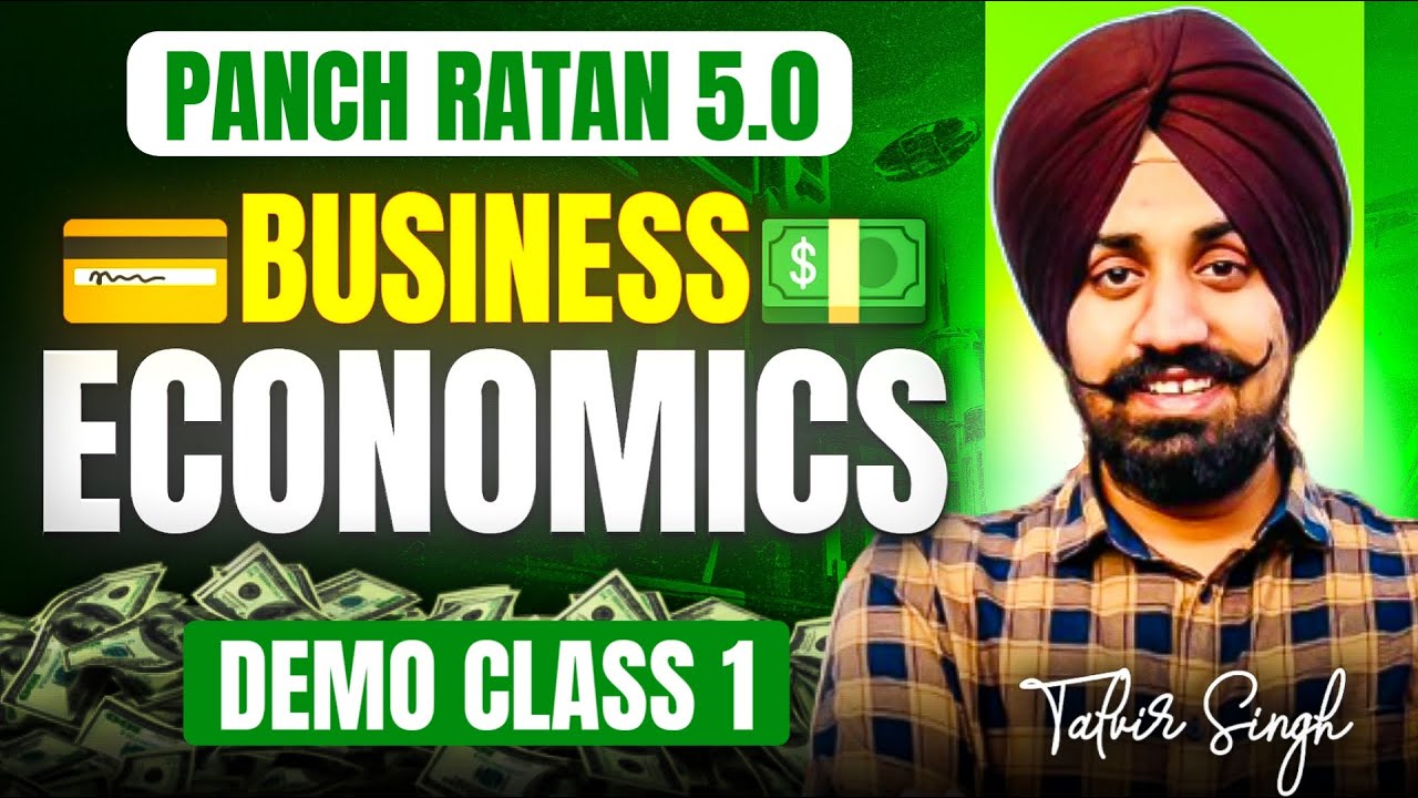 Panch Ratn 5.0 II Business Economics Ii Demo Video By Talvir Singh