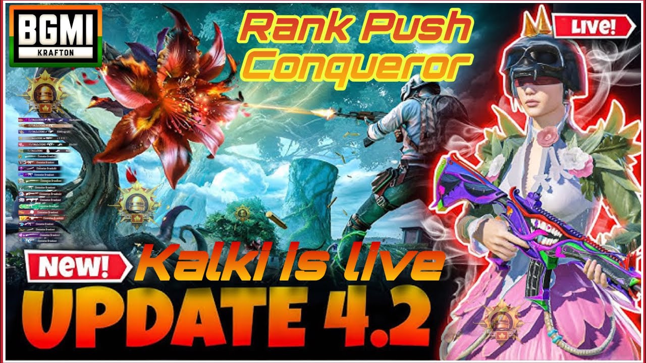 CONQUEROR RANK PUSH BGMI/PUBG UPDATE 4.2  tips & Tricks #verticallivestream #shorts #shortsfeed