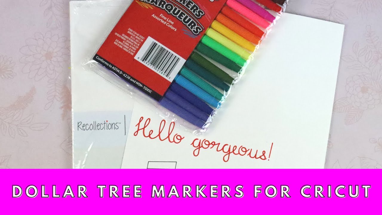 Cricut Pen Not Touching Paper | Dollar Tree Markers for Cricut | Dollar Tree Pens for Cricut