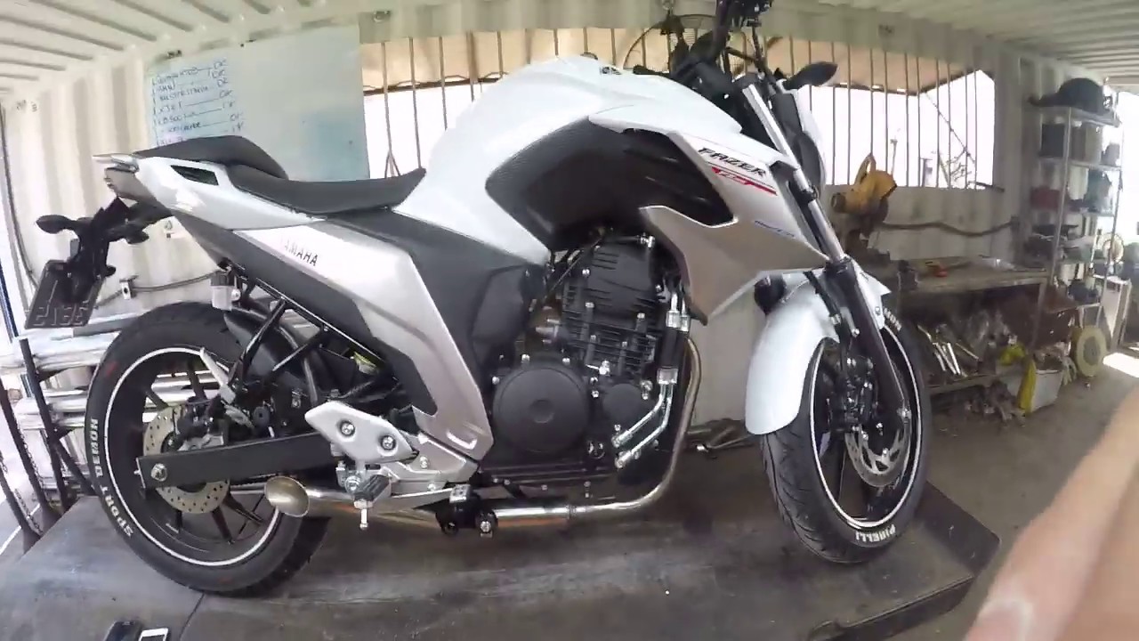 FAZER 250 ANO 2018 ESCAPE ATALLA AÇO INOXIDAVEL SENSACIONAL