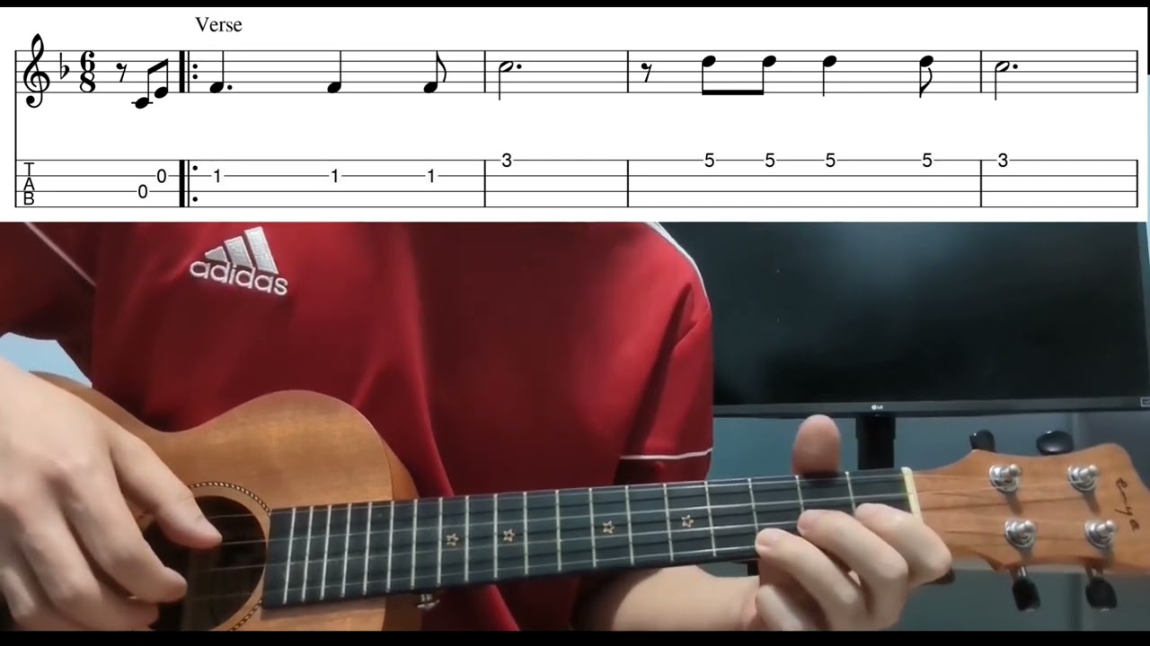What A Wonderful World (Louis Armstrong) - Easy Beginner Ukulele Tabs With Playthrough Tutorial