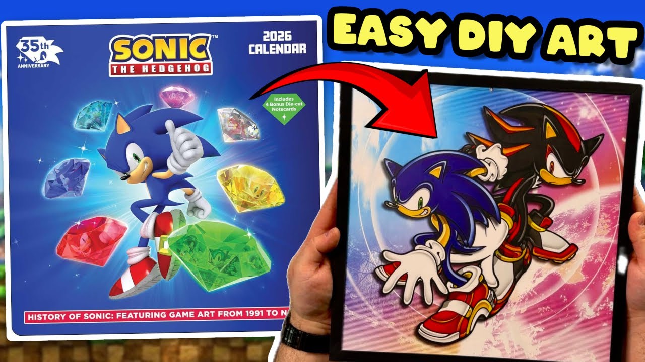 Don't Throw Away Your Sonic 35th Anniversary Calendar!