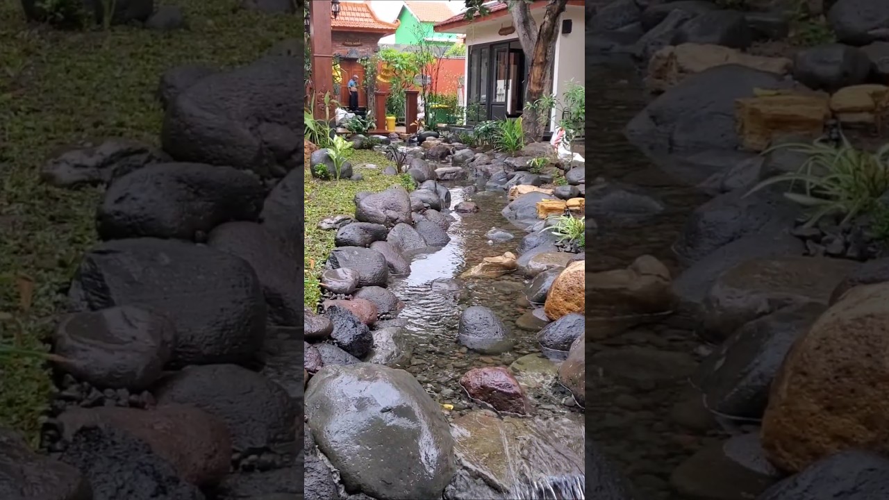 Sungai buatan dari geomembran