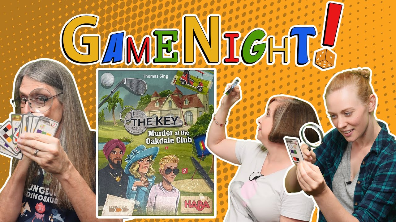 The Key: Murder at the Oakdale Club - GameNight! Se9 Ep12  - How to Play and Playthrough