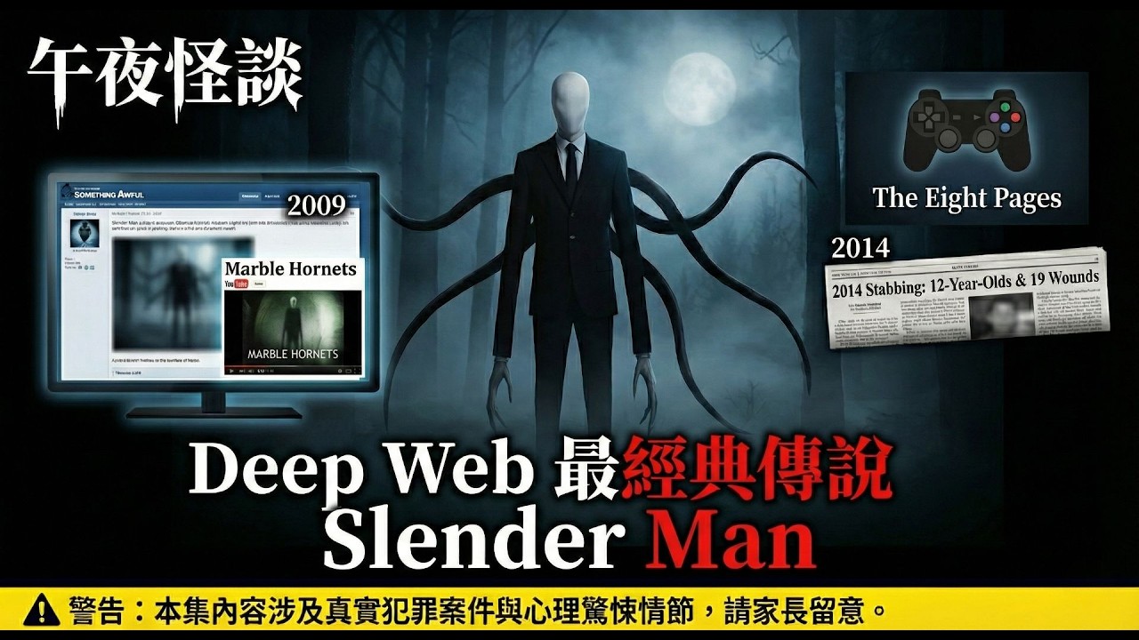 【訓住教聽 】Slender Man (瘦長人) 的誕生、失控與恐怖真相【網絡都市傳說】
