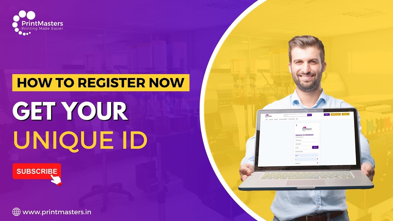 How to Registration in Print Masters Website complete guide