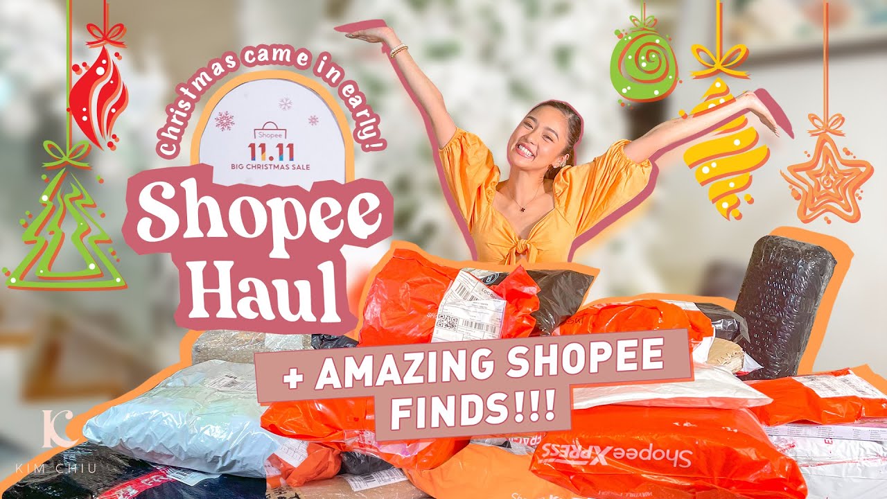 Christmas came in early! SHOPEE HAUL + AMAZING SHOPEE FINDS!!! | Kim Chiu