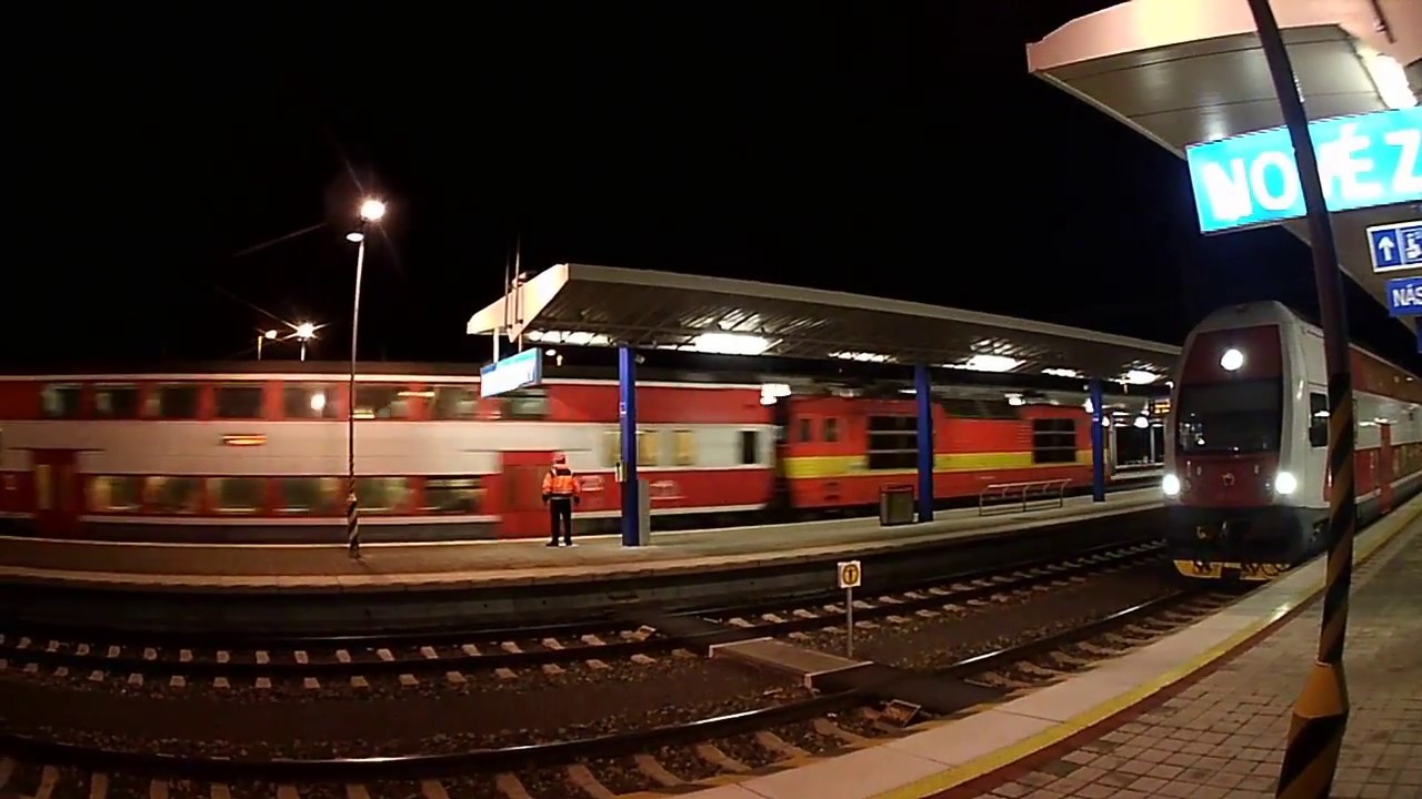 Vlaky v žst. NOV&Eacute; Z&Aacute;MKY - 23.12.2017