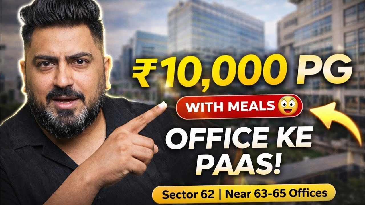 : PG in Noida Sector 62 | ₹10000 Double | ₹19000 Single | Near Sector 63,64,65 Offices