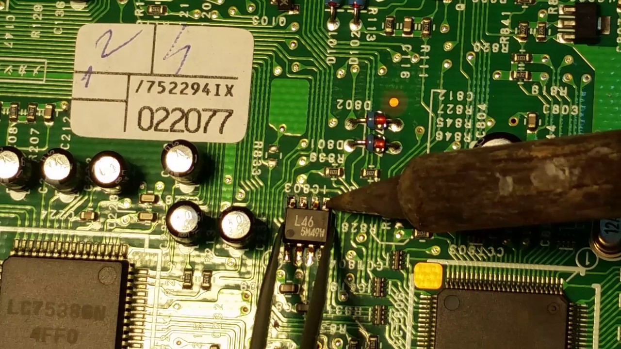 PU-2294A (C) radio cd code unlock eeprom 93L46 