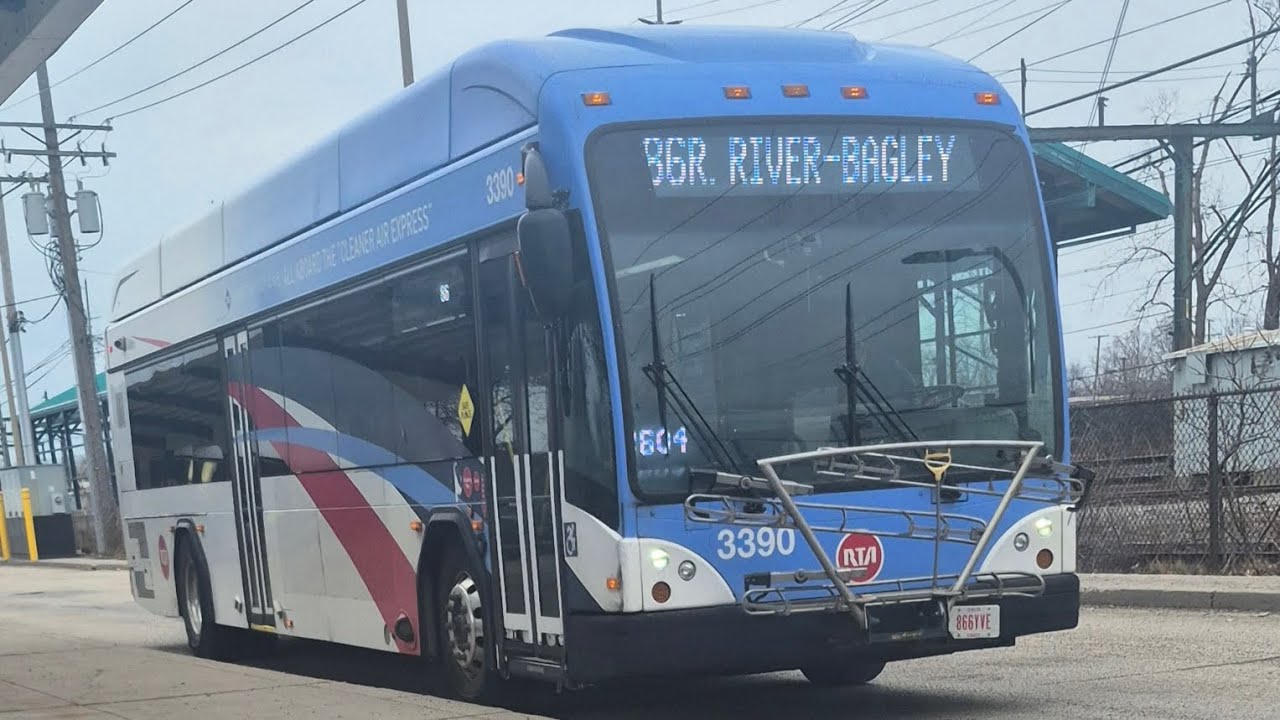 Fast!!!! Ride, Rt 86 Rocky River Dr.-Bagley to Tri C West #3390 2015 Gillig BRT+CNG 40'