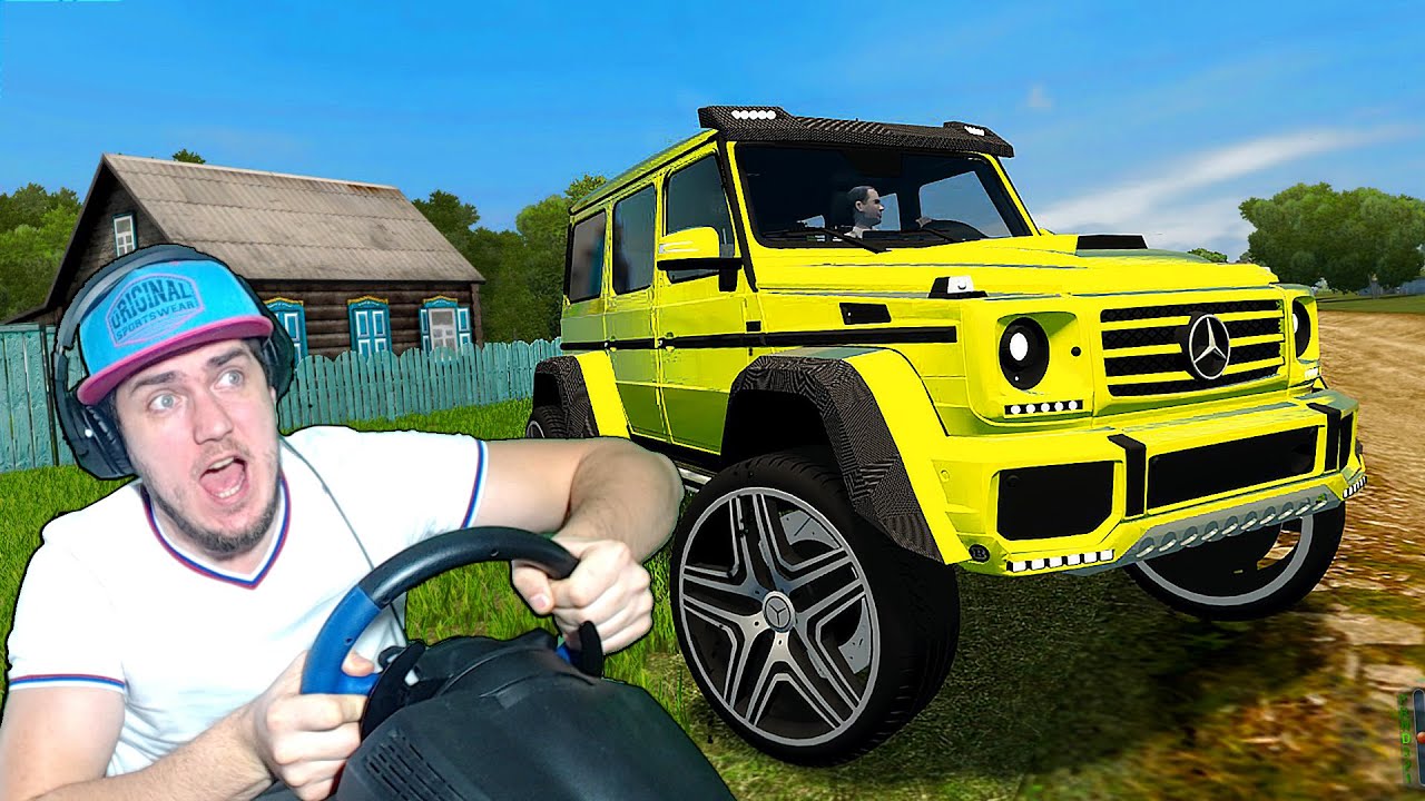 КУПИЛ новый ГЕЛИК 4х4 и ПОЕХАЛИ С ДЕДОМ НА РЫБАЛКУ - CITY CAR DRIVING + РУЛЬ